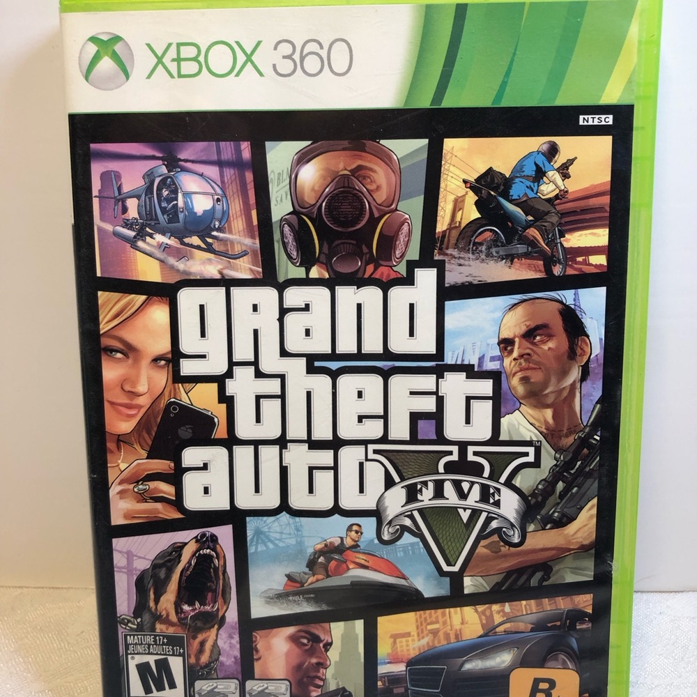 Microsoft Green Xbox 360 Grand Theft Auto V Video Game